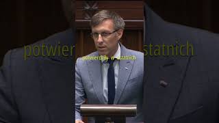 Poseł Marcin Grabowski Szacun panie ministrze Antoni Macierewiczu 🇵🇱 wot wojsko sejm [upl. by Creight]