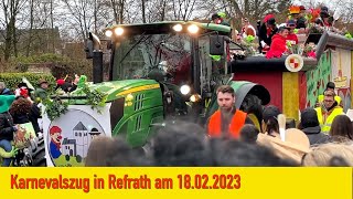 Refrath Karnevalszug am 18022023 [upl. by Nodnil]