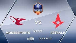 Astralis vs mousesports mirage ECS Season 4 Europe [upl. by Tiphane438]