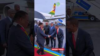 🔴President Zimbabwean Munangagwa has landed in Kigali for President Kagames inauguration ceremony [upl. by Gerson59]