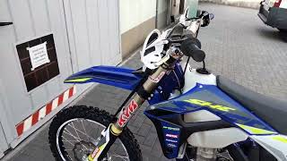 Sherco SEF 300 4t Factory full 2023 Demo Motor Bike Fontanellato [upl. by Kcirnek913]