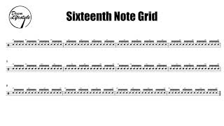 Sixteenth Note Grid [upl. by Solrac]