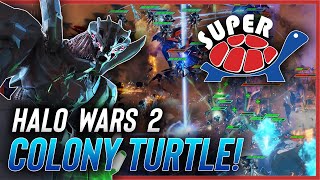 Super Turtling with COLONY in Halo Wars 2 [upl. by Nosac]