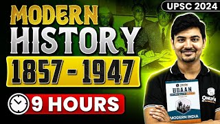 Complete Modern History One Shot  Important Topics Covered 💯  OnlyIAS [upl. by Pavior]