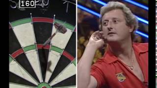 Bullseye  Eric Bristow 1990 Bronze Bully Charity Throw amp Discussing his MBE [upl. by Mabel924]