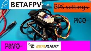 pavopico GPS settings and installation  Betaflight GPS configuration  BZ121 M10 DualPotocol [upl. by Eivod681]