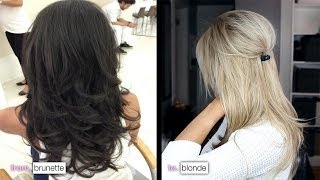 DIY from Brunette to Blonde amp how I maintain my color [upl. by Arted111]