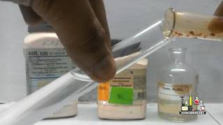 Chromyl Chloride Test using Potassium Chloride [upl. by Aracot]