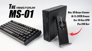 MS01 First Look An AllNew Ultra Fast Mini PC With GPU Support Hands On [upl. by Erbua]