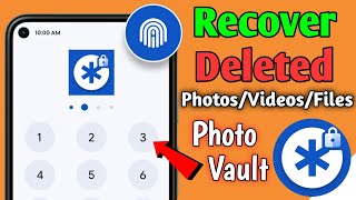 How To Backup Photos Videos Files on Photo Vault App Recover Delete PhotosVideosFiles Photo Vault [upl. by Ahsenauq418]