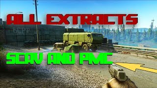 Customs All Extracts Guide Escape from Tarkov [upl. by Elicul]