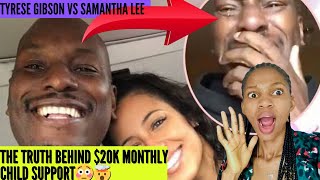 THE TRUTH BEHIND TYRESÉS 20K MONTHLY CHILD SUPPORT NIGHTMARE —TyreseGibson celebrity legal wars [upl. by Yenobe]