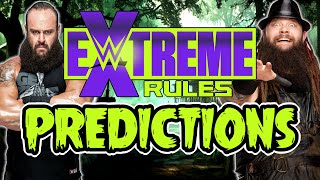 WWE EXTREME RULES 2020 PREDICTIONS Filmed At The Swamp [upl. by Aneelak713]