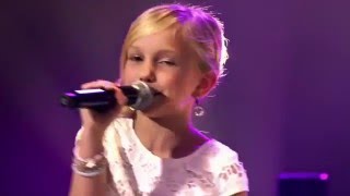 9Year Old Josefien Sings Carpenters Top Of The World  Angelic Voice  Wow [upl. by Ahsineb]