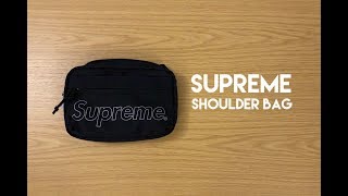 Supreme Shoulder Bag FW18  Review [upl. by Lavotsirc]