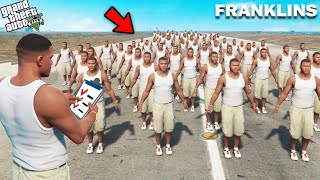 GTA 5  Franklin Made 1000 Franklins In GTA 5 [upl. by Alac]