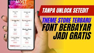 Cara Gratis Mengganti Font Di HP Oppo [upl. by Dray]