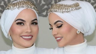 WEDDING HIJAB TUTORIAL UPDATED [upl. by Yahsat]