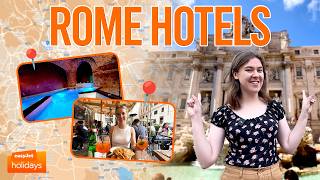 WHERE TO STAY IN ROME ITALY 🇮🇹 Rome City Hotel Guide [upl. by Nilkcaj]