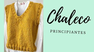 CHALECO Ideal para Principiantes tutorial dosagujas [upl. by Gian4]