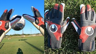 Uhlsport Powerline Absolutgrip HN Goalkeeper Glove Review [upl. by Ynnos]