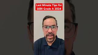 SEBI Grade A 2024 last Minute Exam Tips by Mahesh Sir sebi sebigradea trending [upl. by Animahs]