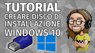 Tutorial creare pendrive USB installazione Windows 10 [upl. by Maze123]