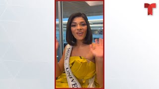 Ya estamos en vivo con la ganadora del MissUniverso MissUniverse Shorts [upl. by Soigroeg]