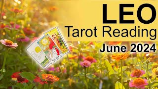 LEO TAROT READING quotA MESSAGE THAT CHANGES EVERYTHING LEOquot June 2024 tarotreading monthlytarot [upl. by Ardeahp]