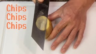 How to make puffy potato chipsPommes Soufflés [upl. by Kowtko749]