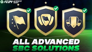 All Hybrid Advanced SBC Solutions in EA FC 24 Ultimate Team Hybrid Leagues First XI amp More [upl. by Amzu842]