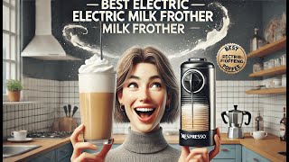 ☕ CanvasLot Electric Milk Frother 4 in 1 Milk Steamer  Best Espumador de Leche Electrico Nespresso [upl. by Davies]