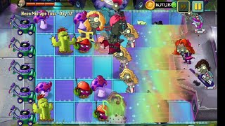 Final Boss of Neon Mixtape Tour Plant Vs Zombies 2 Gameplay videopvz2 [upl. by Carnes282]