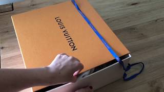 Louis Vuitton LAUREATE PLATFORM DESERT BOOT  Unboxing  KathyStyle [upl. by Hurley]