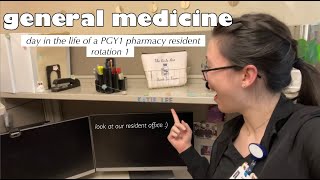 Day in the Life of a PGY1 Pharmacy Resident General Medicine Rotation [upl. by Lyndel]