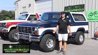 Fully Restored 1986 Ford Bronco XLT  Modern Muscle Cars [upl. by Dominik]