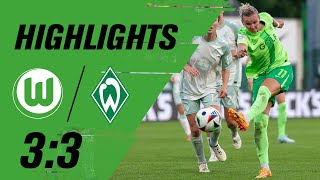 Popp mit kuriosem Treffer  Highlights Bundesliga  VfL Wolfsburg  SV Werder Bremen 33 [upl. by Anis]