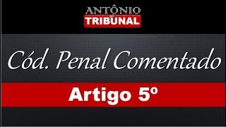 Art 5º  Territorialidade  Código penal comentado [upl. by Milak]