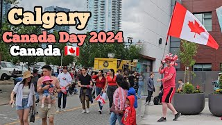 Calgary Canada Day Celebration 2024 canada alberta calgary Canadaday [upl. by Enyale618]