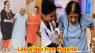 OMG Lata Mangeshkar Last Video From Hospital Leaked [upl. by Ynaoj]