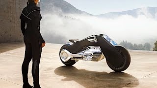 BMW Self Balancing Motorbike Demonstration LIVE Driving BMW Vision 100 BMW Autonomous Bike CARJAM [upl. by Ivad]