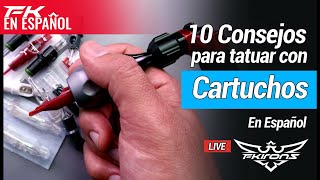 10 Consejos para tatuar con agujas cartuchos [upl. by Ellicott]