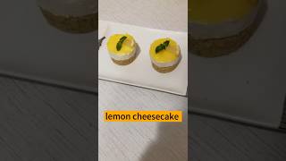 Lemon Cheesecake reels բաղադրատոմսեր recipe baking pastry dessert nobake shorts nobake [upl. by Laehcar]