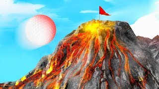 VOLCANO HOLE IN ONE Golf It [upl. by Amalie522]