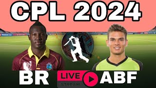 🔴LIVE MATCH BARBADOS ROYALS VS ANTIGUA AND BARBUDA FALCONS 13th MATCH CPL 2024 [upl. by Madeleine]