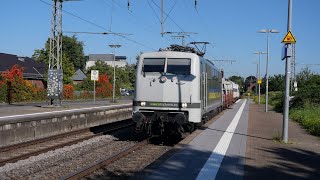 Eisenbahnverkehr in Rheydt HBF Mit Br 111 462 406 186 193 425 1440 1016 248 412 622 [upl. by Arianna385]