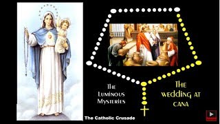 The Luminous Mysteries  VIRTUAL ROSARY  Thursdays [upl. by Laubin51]