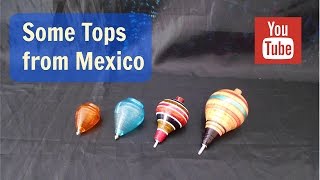 Some Spinning Tops From Mexico quotTromposquot [upl. by Eihpos]