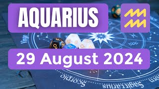 Aquarius horoscope  Aquarius Horoscope for Today 29 August 2024 [upl. by Drof]