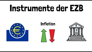 Die Instrumente der EZB zur Inflationsbekämpfung  restriktive und expansive Geldpolitik  erklärt [upl. by Yenittirb]